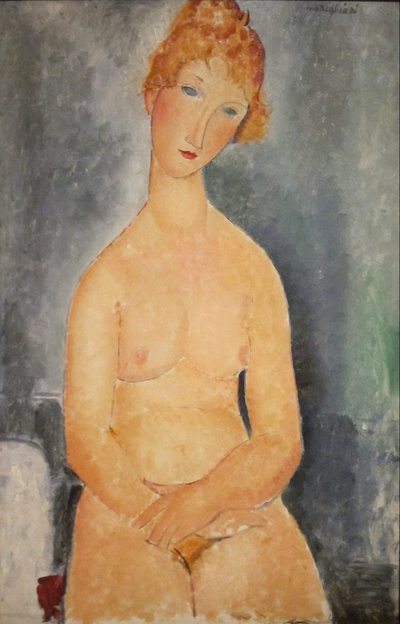Sitzender Akt von Amedeo Modigliani